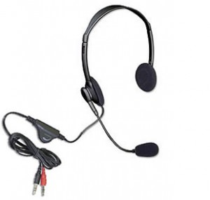 photo of a headset