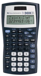 photo of a TI scientific calculator